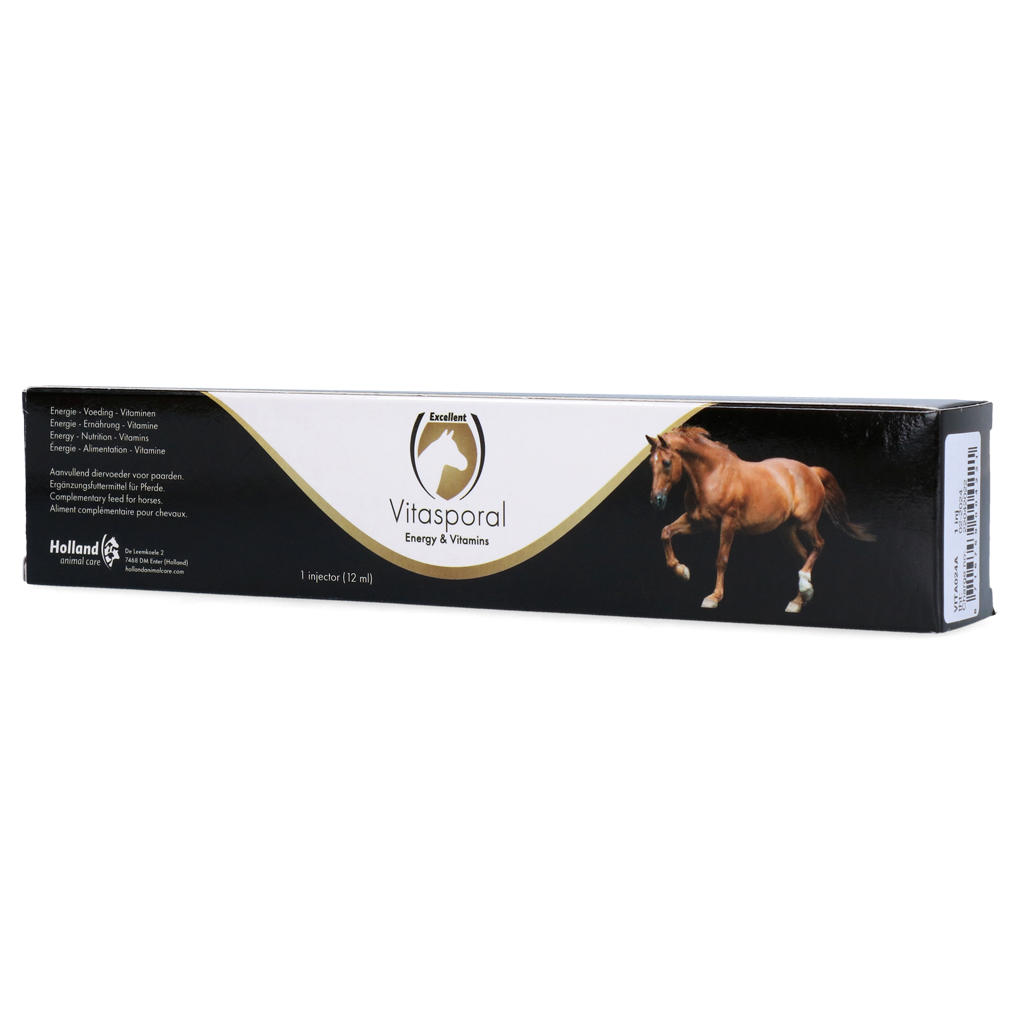 Excellent Horse Vitasporal, Ergänzungsfuttermittel für Pferde, Vitamine A D E, Beta-Carotin, 12 ml