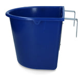Futtertrog, 15 l, mit Haken, PP, dunkelblau, 34 x 30 x 26 cm
