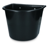 Futtertrog Vplast, mit Haken, Schwarz, 15 l