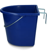 vPlast Futtertrog, mit Haken und Griff, PP, dunkelblau, 15 l
