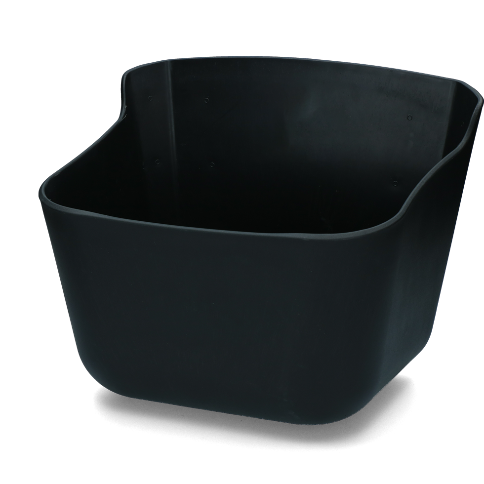 Futtertrog, Tränke, Polypropylen, schwarz, 15 l