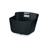 Futtertrog Vplast, Polypropylen, 15 l, mit Stopfen, schwarz