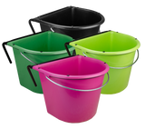 Vplast Futtertrog, 15 l, mit Einhängehaken und Henkel, rosa