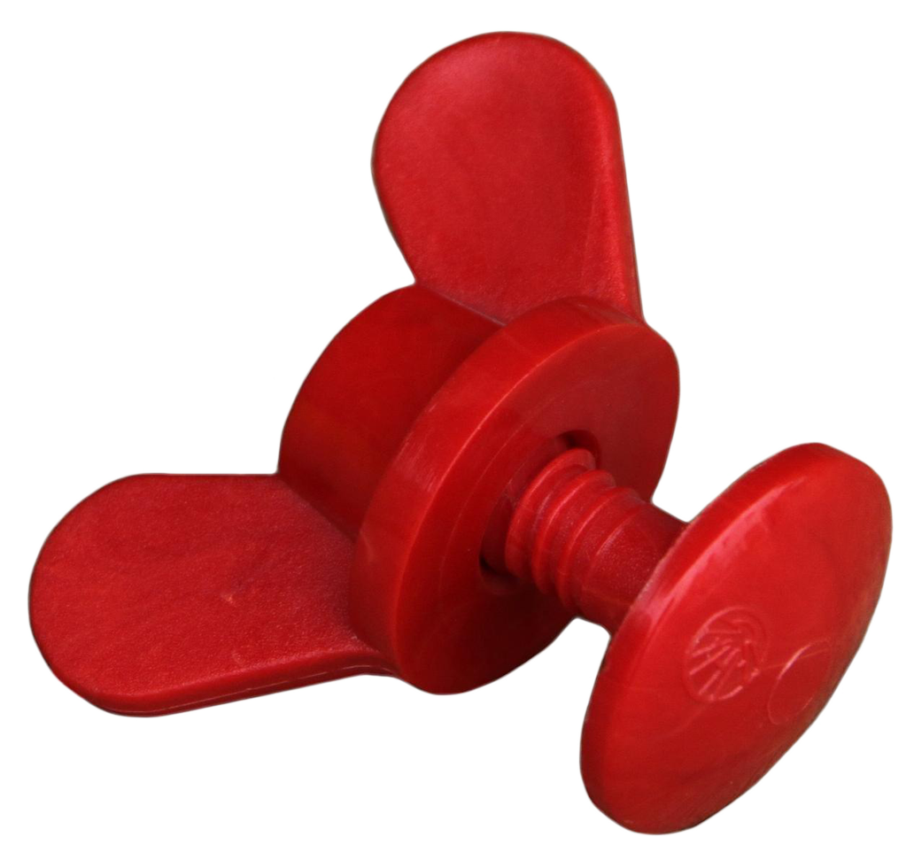 OK Plast Futtertrogschraube, Wasserabfuhr, PP, Länge 3 cm, Gewinde Ø 1 cm