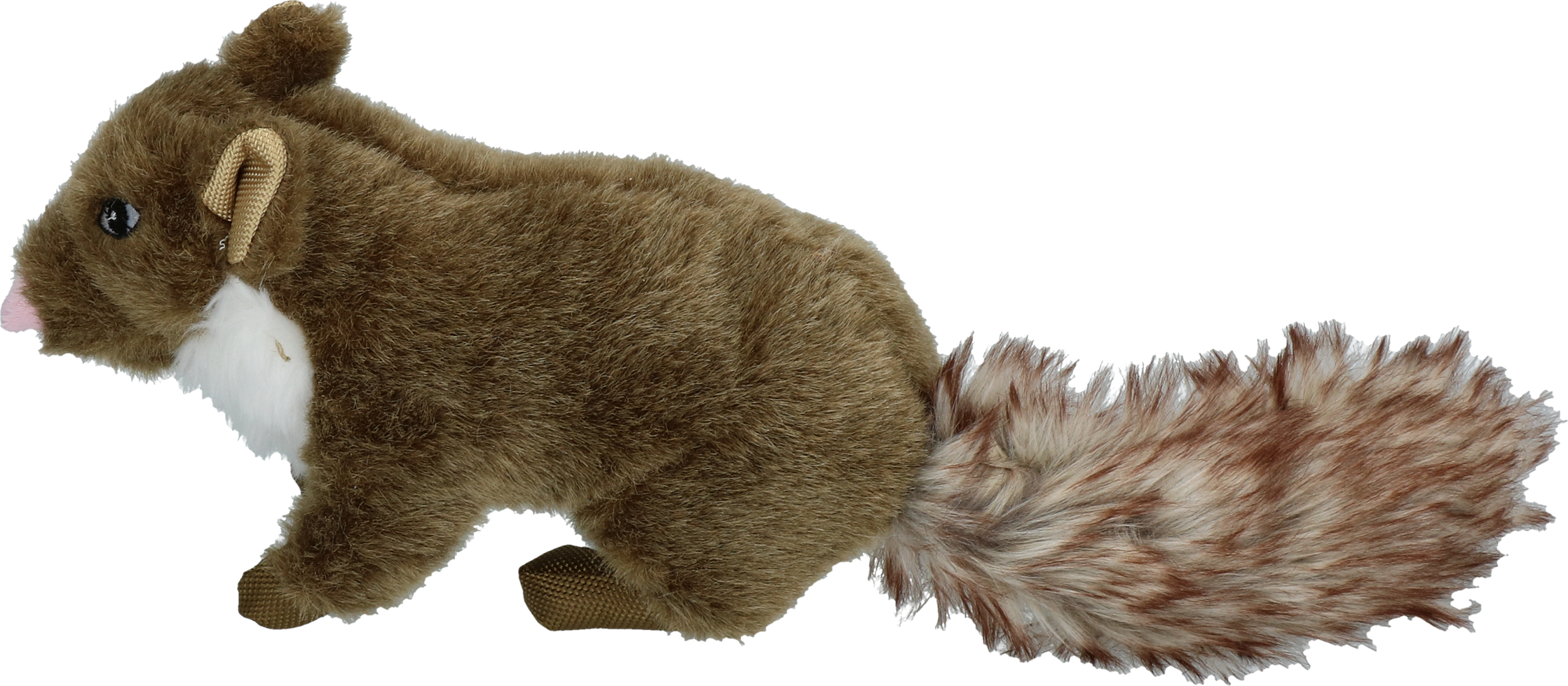 Wild Life Collection Hundespielzeug Marder, Plüsch, mit Tau, mit Quietscher