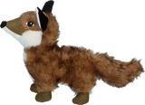 Hundespielzeug Fuchs, Plüsch, mit Tau und Quietscher