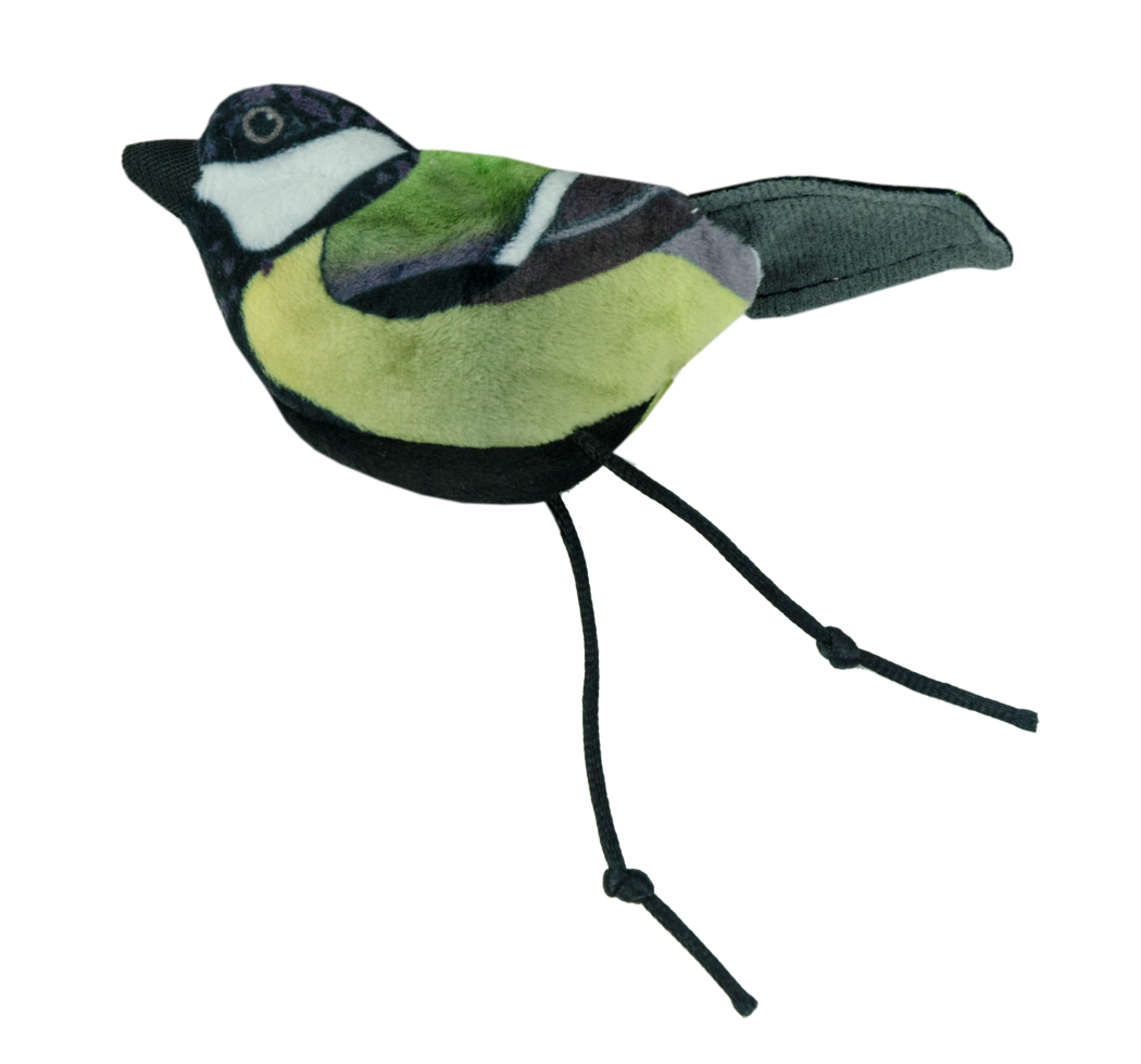 Katzenspielzeug Kohlmeise, Katzenminze, Wild Life Collection