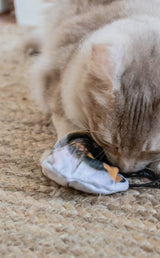 Katzenspielzeug Hummel, weiches Fell, Katzenminze