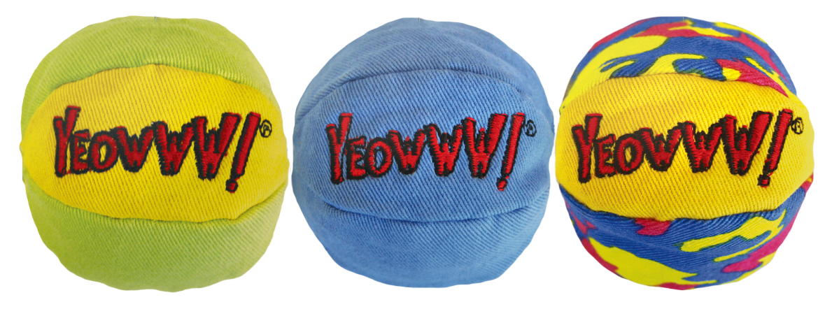 Yeowww! Katzenspielball, Katzenminze, Baumwolle, 17,7 cm