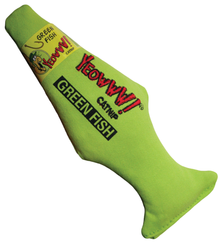 Yeowww! Katzenspielzeug – Fisch mit Katzenminze, robust und spaßig