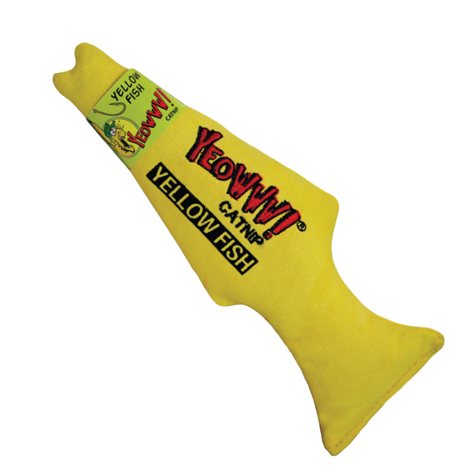 Yeowww! Katzenspielzeug – Fisch mit Katzenminze, robust und spaßig