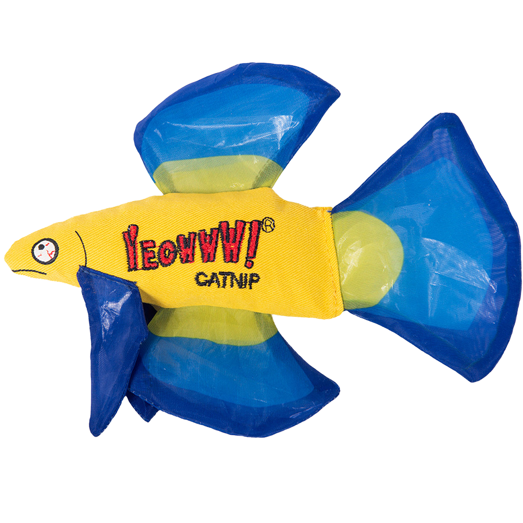 Yeowww! Katzenspielzeug Mo Betta Fish mit Katzenminze