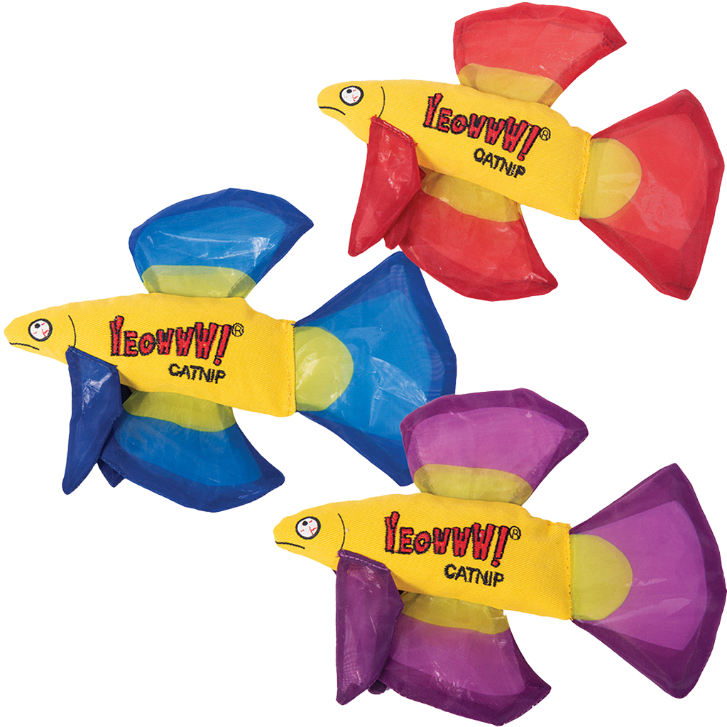 Yeowww! Katzenspielzeug Mo Betta Fish mit Katzenminze