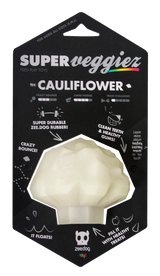 Zee.dog Super Veggiez, Blumenkohl, schwimmfähig, glow in the dark, aus Kautschuk