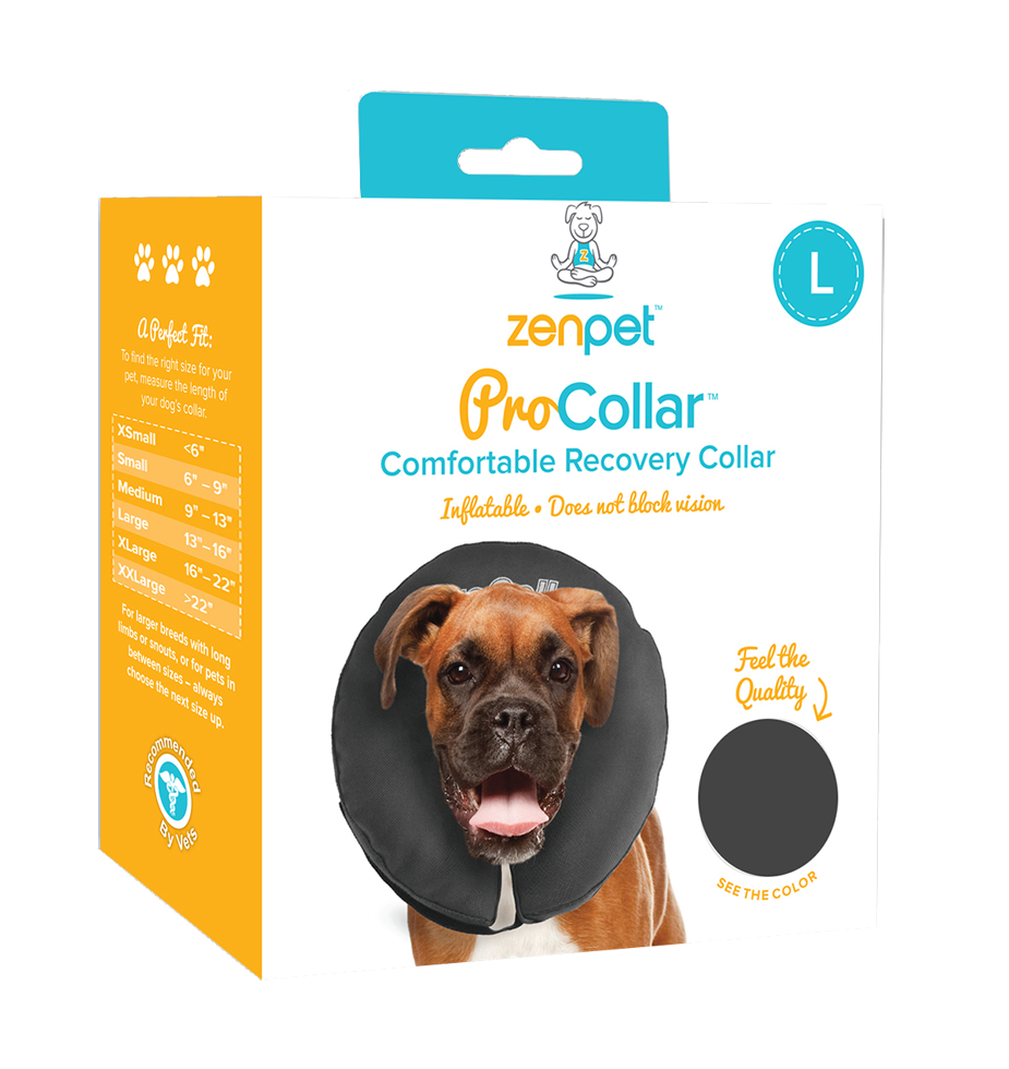 Zenpet ProCollar Schutzkragen / Halskrause für Hunde und Katzen