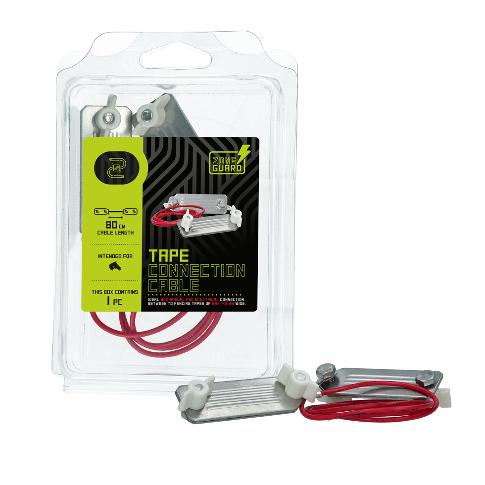 ZoneGuard Verbindungskabel, Breitband, 40 mm, 80 cm, für Pferdezäune