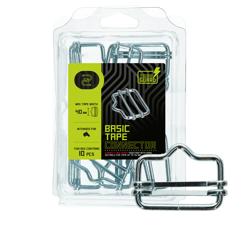 ZoneGuard Breitbandverbinder, Basic, für Bänder bis 40 mm, 10 Stk