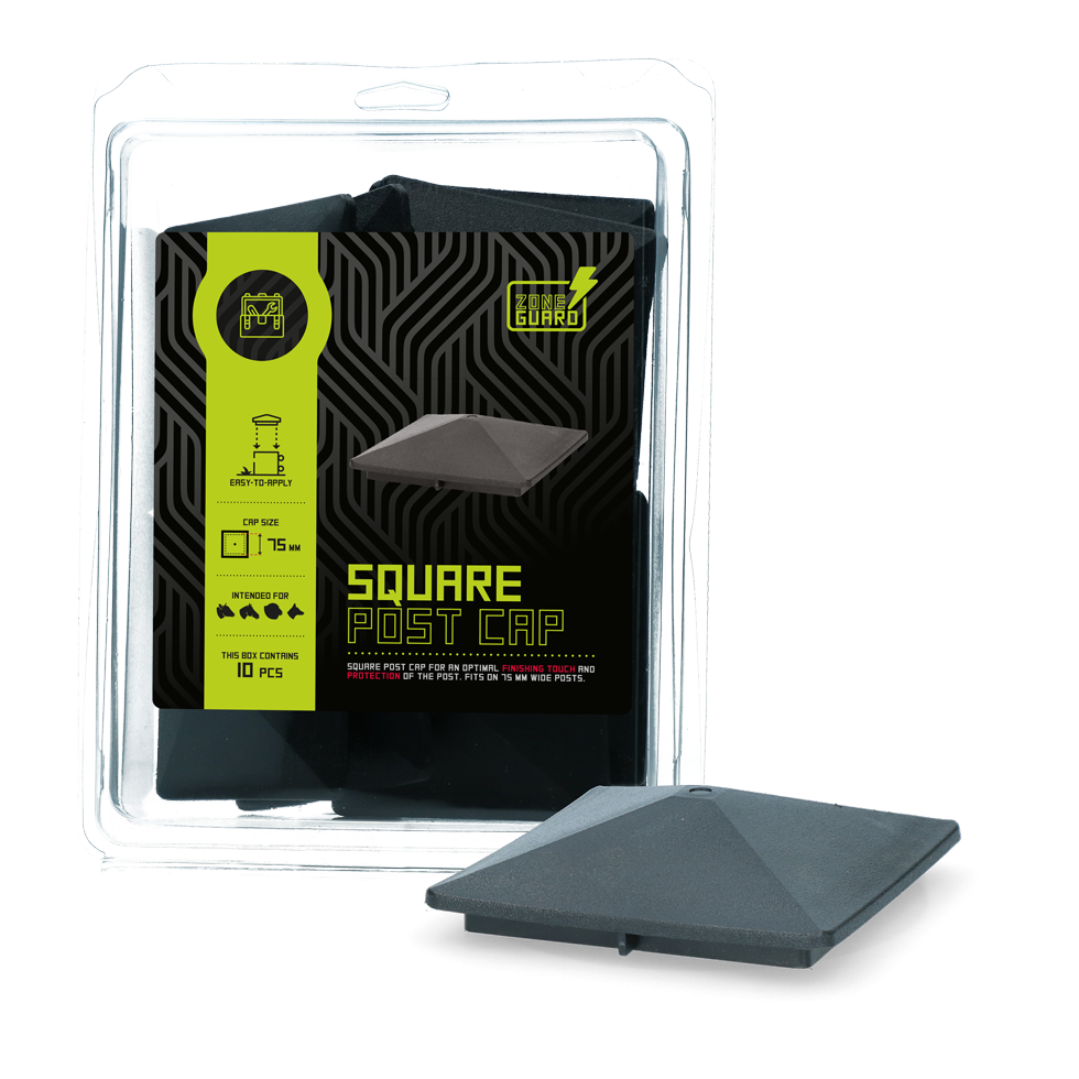 ZoneGuard Pfostenkappe, 75 x 75 mm, 10 Stk