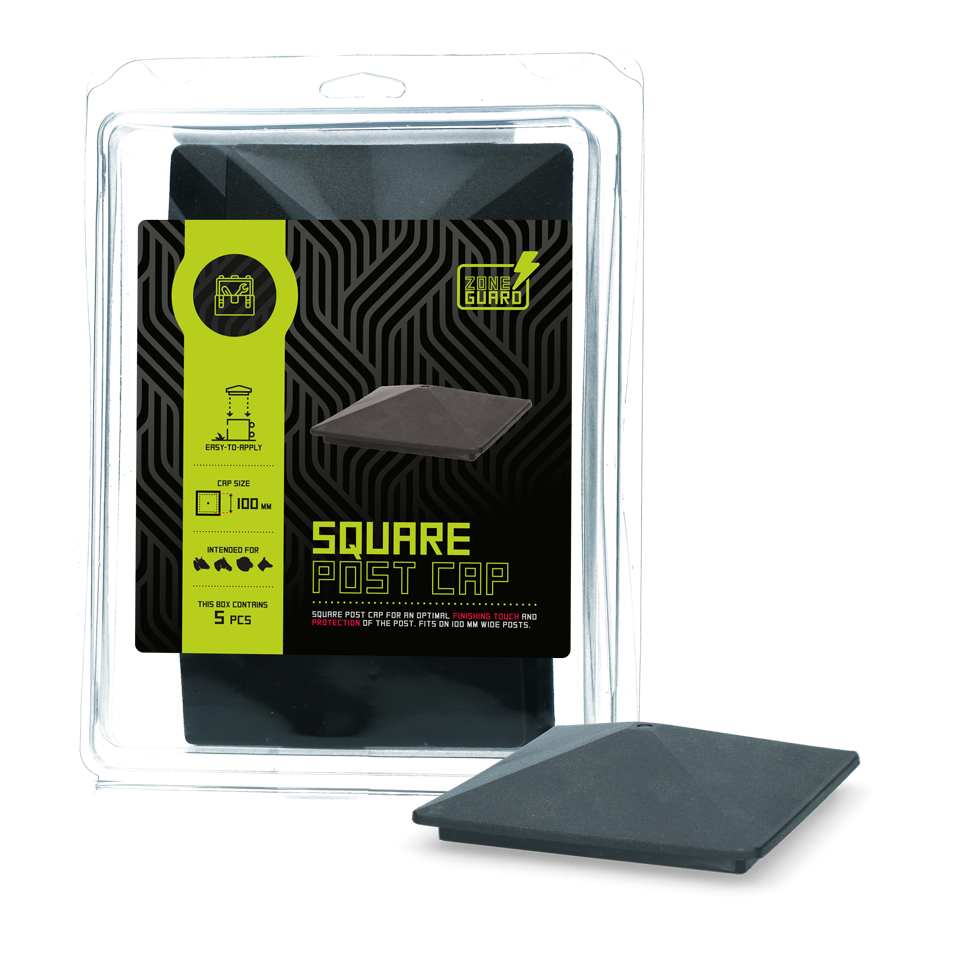 ZoneGuard Pfostenkappe, 100 x 100 mm, 5 Stk
