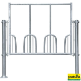 Universal-Fressgitter L= 273 cm 4 Fressplätze für Großballenraufe