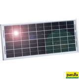 Solarmodul, 15 W, polykristallin, mit Universalhalter, integrierter Laderegler