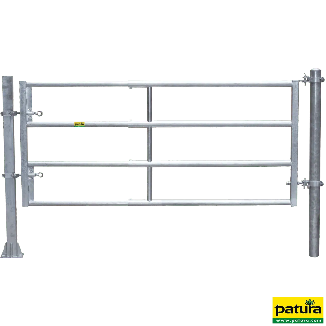 Stalltür RS4, Schnellverschluss, Montagelänge 3,90–4,90 m, Rohr Ø 60 mm, für Pferde und Ponys