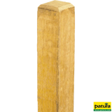 Robinienpfahl, vierkant, 1500 x 60 x 60 mm, gesägt, gefast, 4-fach gespitzt, sägerau