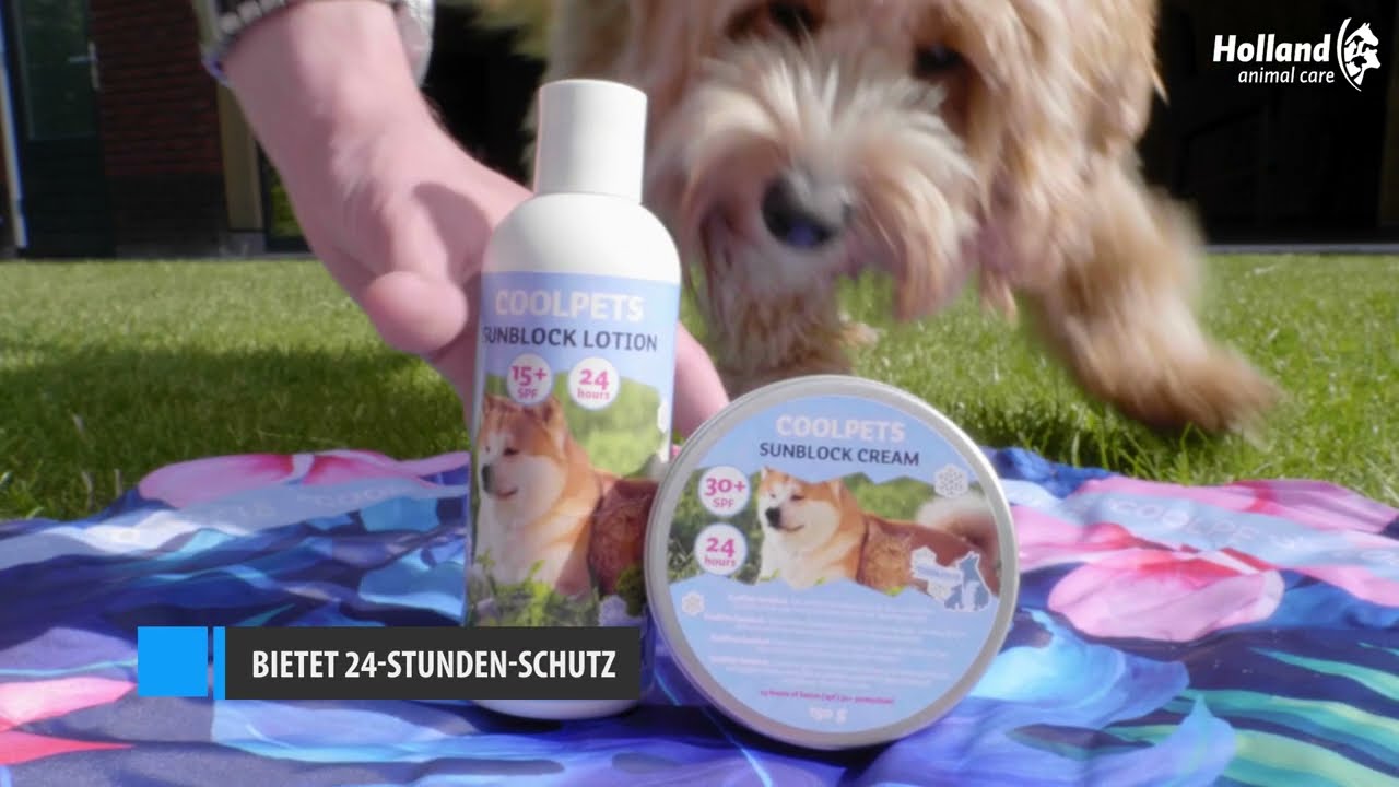 CoolPets Sunblock Creme, LSF 30+, wasserfest, für Hunde, 150 g