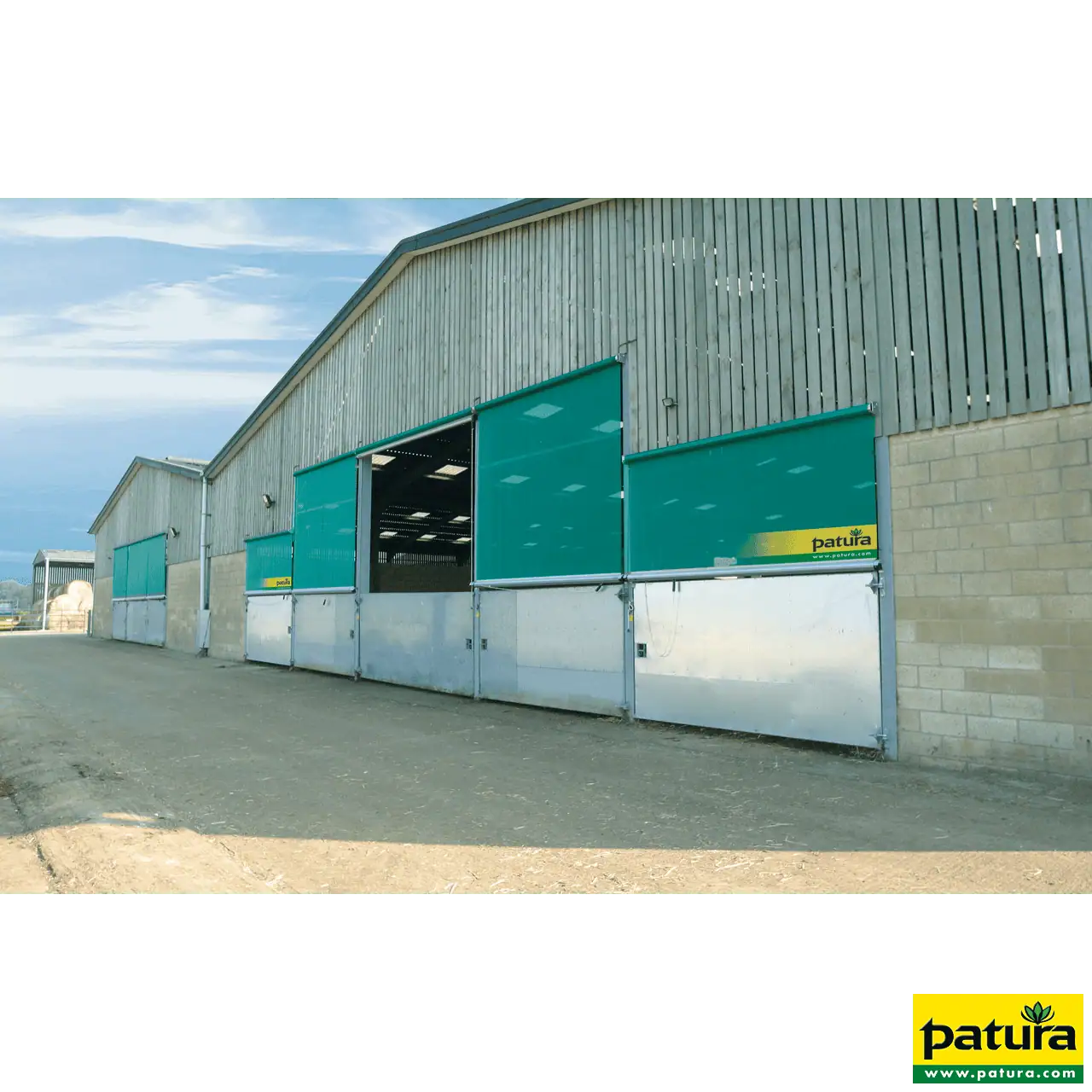 Patura Windschutz-Zugrollo Breite 5,50 m