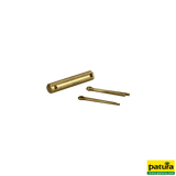 Achse Messing, Ø 6 mm, 32 mm, für SUEVIA Modell 500, mit 2 Splinten