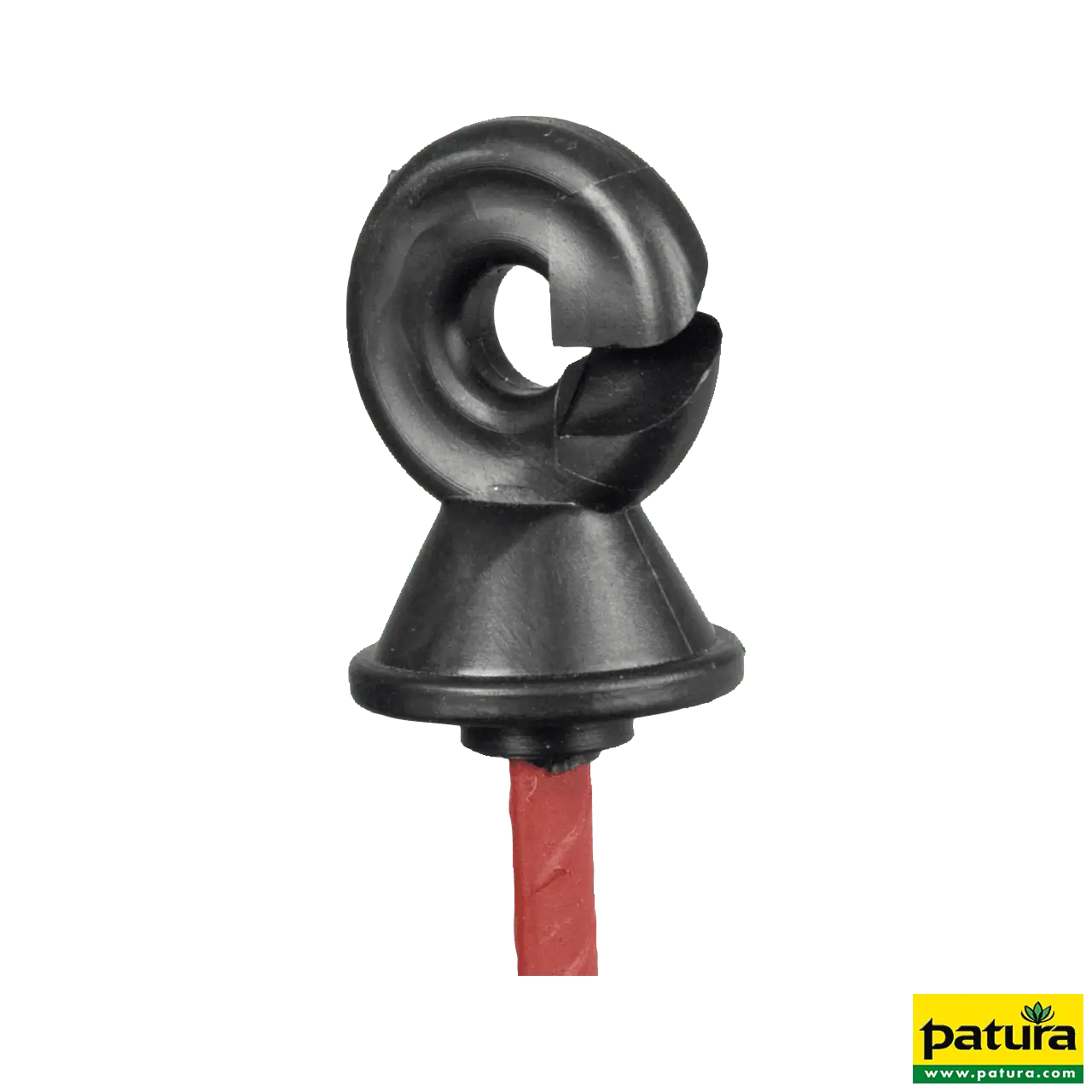 Ersatz-Kopfisolator mit Ring, für runde Pfähle d= 7 mm (25 Stück / Pack)