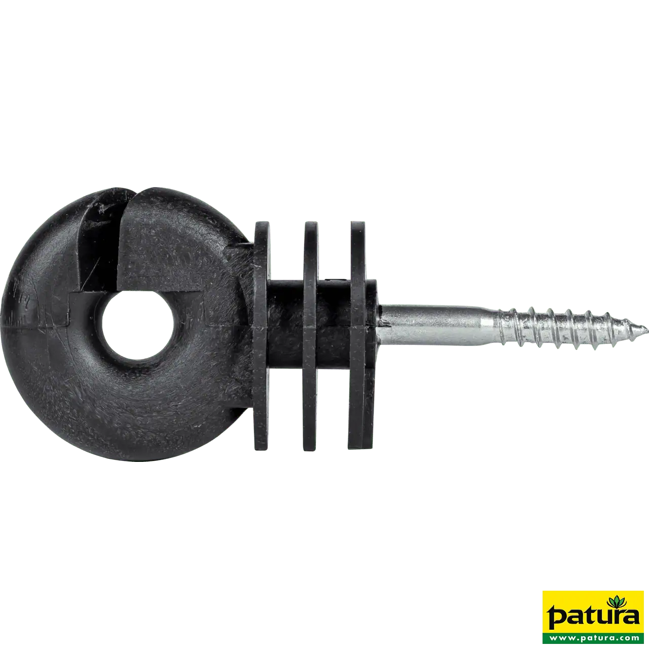 Ringisolator mit selbstschneidendem Holzgewinde, 6 mm Schaft