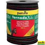 Tornado XL Breitband 40 mm, 200 m Rolle 11 Niro 0,16mm, 3 Cu 0,30mm, braun