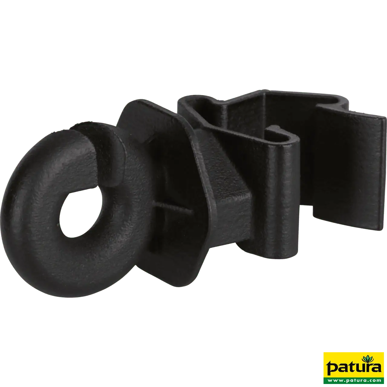 Ringisolator für T-Pfosten schwarz (25 Stück / Pack)
