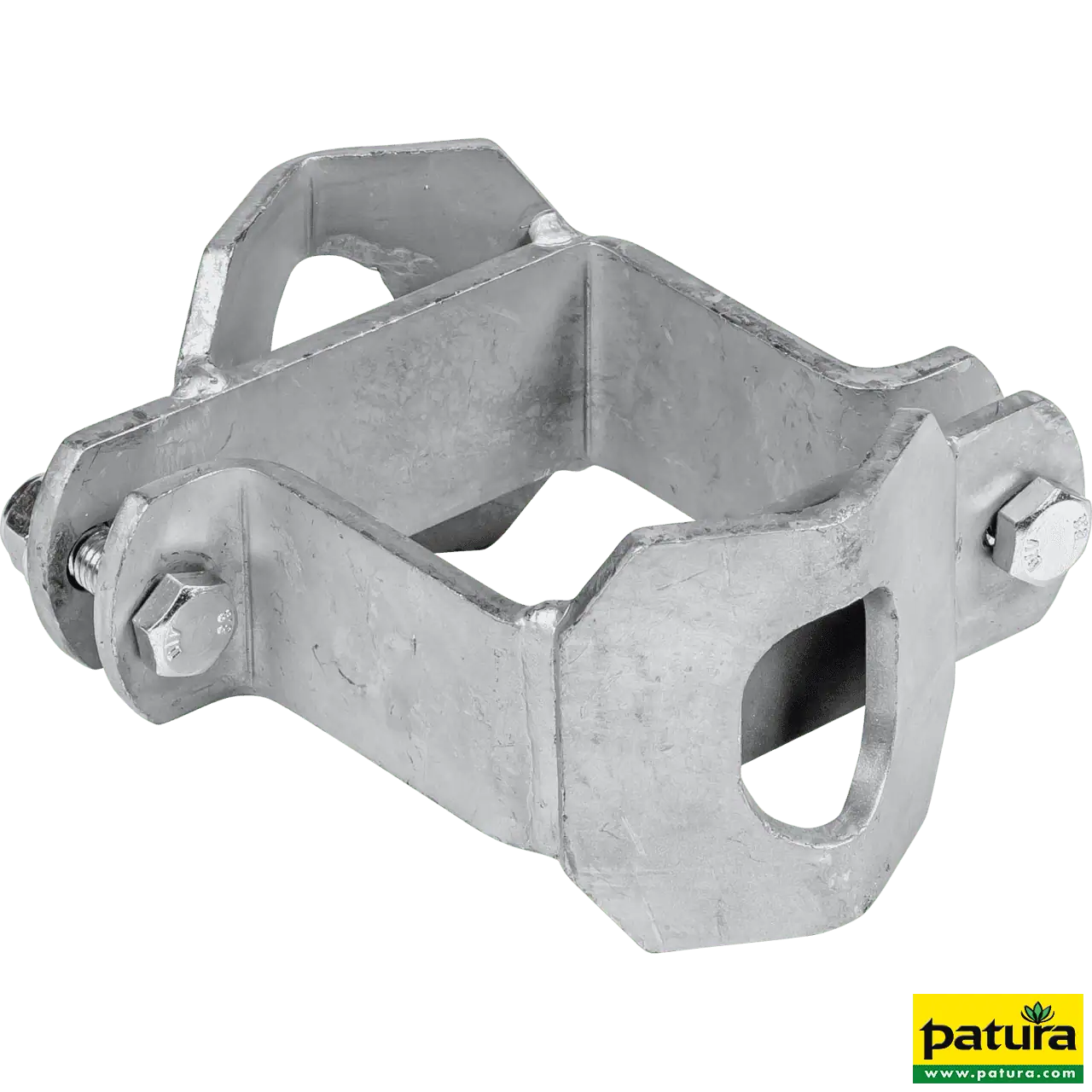 Schelle Quadrat 90 mm 2 Riegelhalter RS