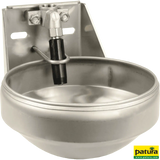 Edelstahl-Rohrventilbecken Mod. 1220 komplett aus Edelstahl, 3/4" Ventil