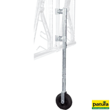 Stützrad für Fressgitter inkl. Doppelschelle parallel 42x42mm