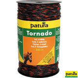 PATURA Tornado Seil, braun-orange, 5 x Niro Ø 0,20 mm, 1 x Cu Ø 0,30 mm, 200 m