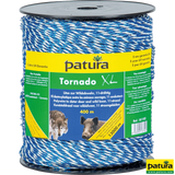 Tornado XL Litze, 400 m Rolle 8 Niro 0,20 mm, 3 Cu 0,30 mm, blau-weiß