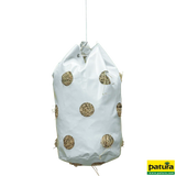PATURA Heusack, 75 l, 18 Fressöffnungen Ø 8 cm, Höhe 70 cm, Ø 37 cm, lebensmittelechter Kunststoff