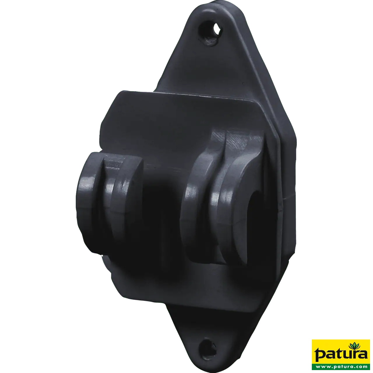 Festzaun-Isolator, schwarz, für Seil und HippoWire (25 Stück / Pack)