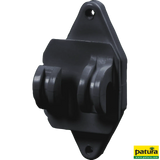 Festzaun-Isolator, schwarz, für Seil und HippoWire (25 Stück / Pack)