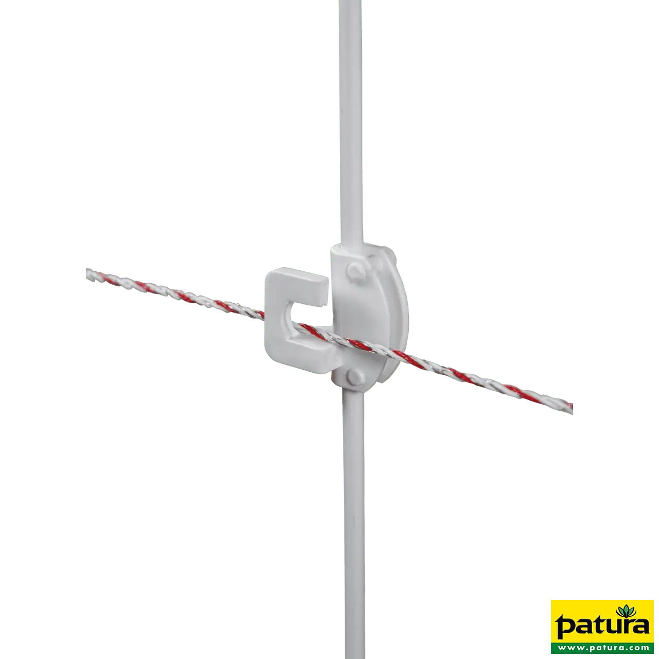 DrehFix Federstahlpfahl, 1,13 m mit 2 Isolatoren (10 Stück / Pack)
