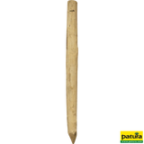 Robinienpfahl, rund, 2500 mm, Ø 14–16 cm, gefast, 4-fach gespitzt, entrindet
