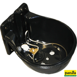 Tränkebecken Modell 46, Gusseisen emailliert, 3/4" Edelstahlventil, heizbar 24 V 80 W