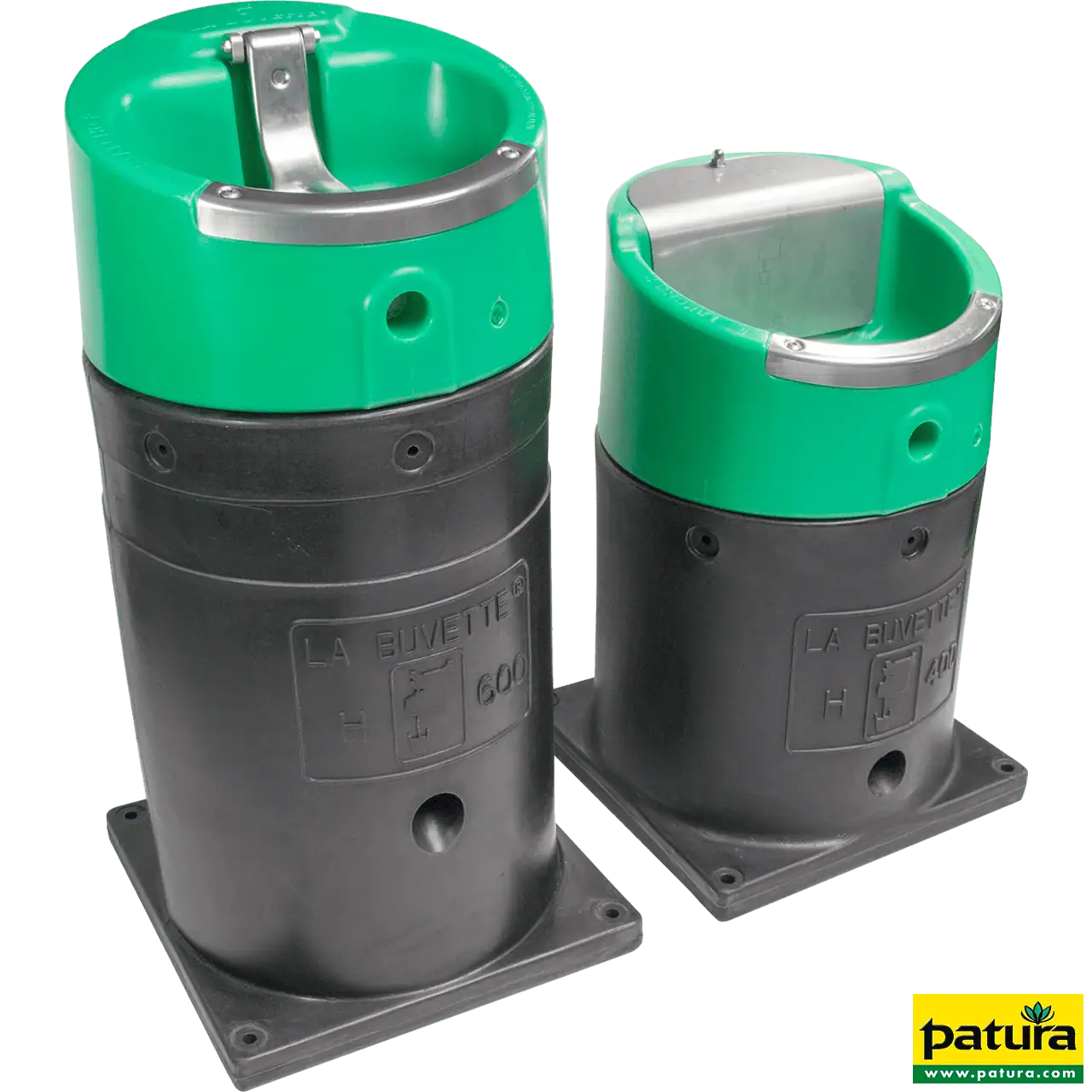 Zungenventil-Becken Stalcho 2, beheizbar, 24 V, 80 W, Kunststoff, für Rinder und Pferde
