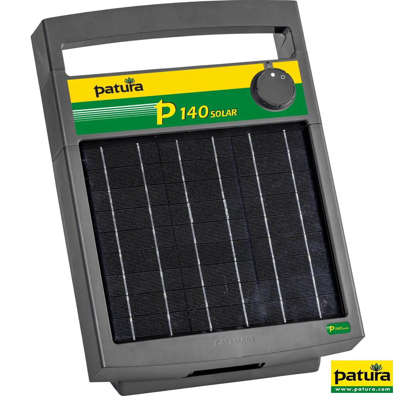 PATURA P140 Solar Weidezaungerät, 9,6 W Solarmodul, 1,3 J, 12 V 7 Ah Akku