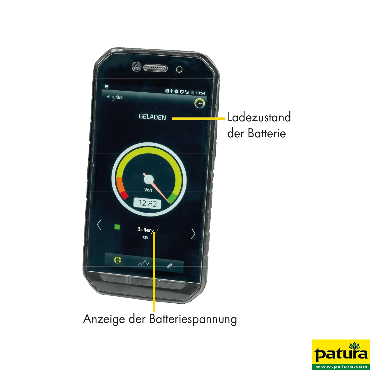 Battery-Guard zur Batteriekontrolle per Smartphone