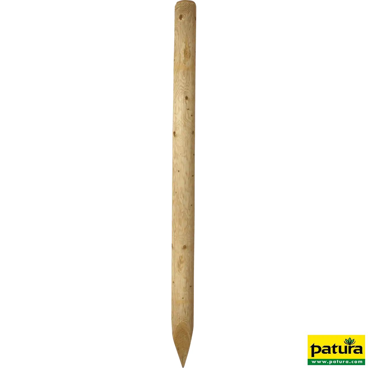 Holzpfosten, 1,75 m, Ø 10 cm, imprägniert, gespitzt