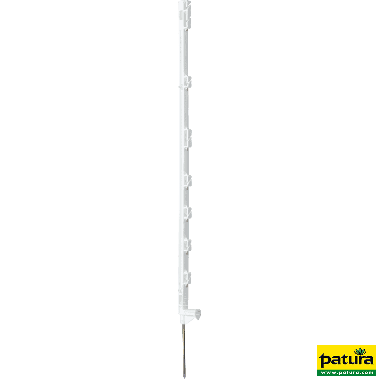 Kunststoffpfahl Compact 1,05 m mit 7 Haltern (10 Stück/Pack)
